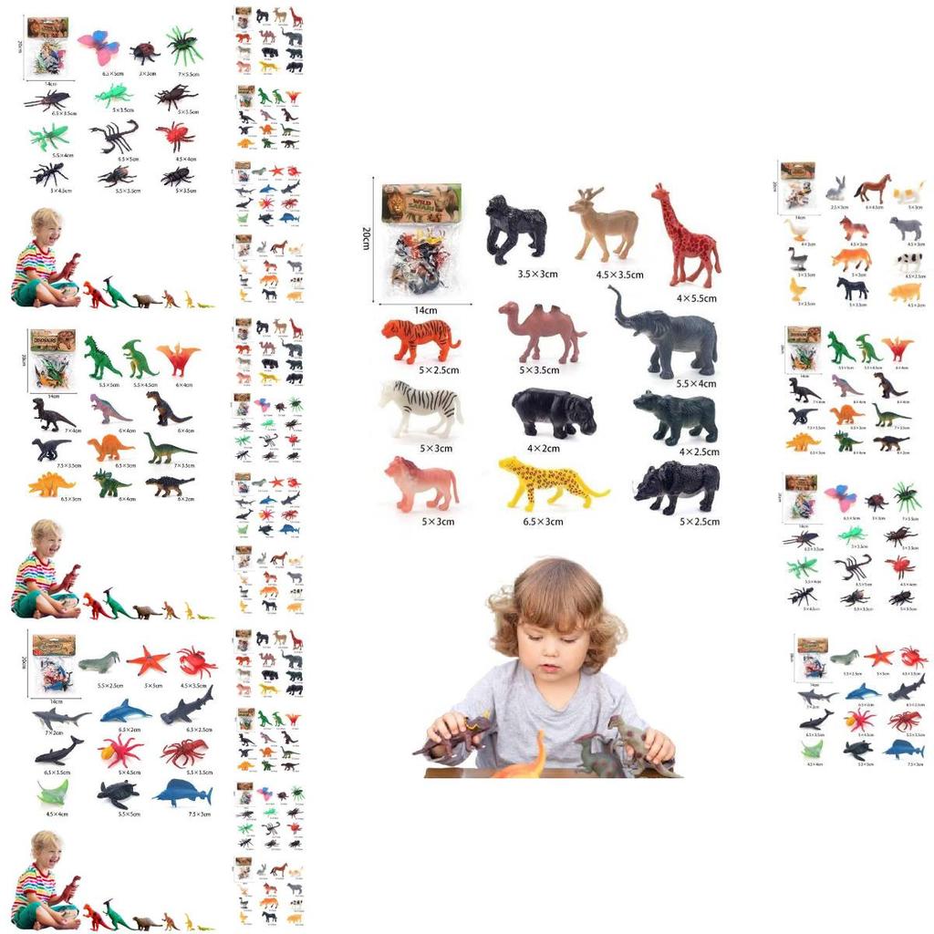 High-quality Pvc Dinosaur Toys Realistic Jurassic Creatures For Children