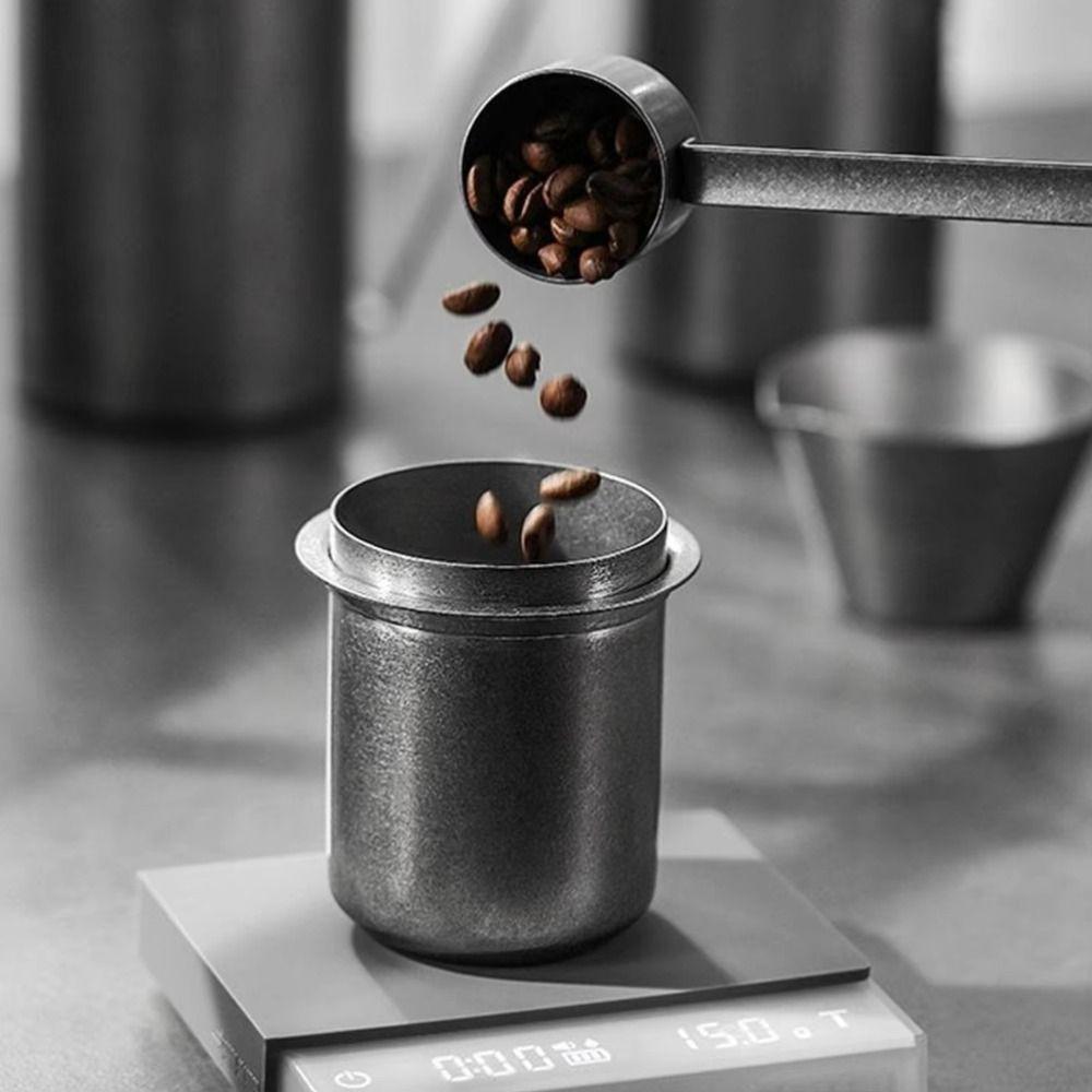 Wear Resistant Coffee Dosing Cup 58mm Portafilter Sniffing Mug Rust-proof Powder Feeder  Homeware