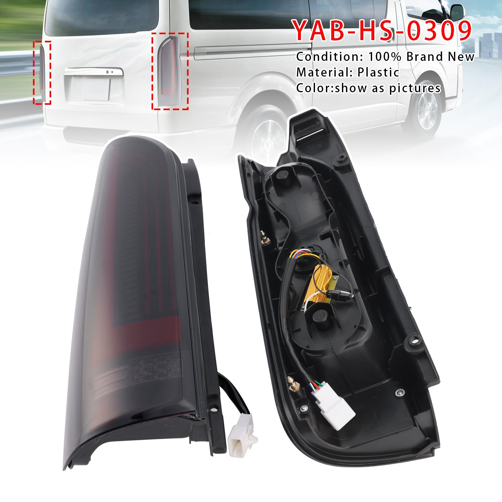 

Левая+Правая Светодиодная Задняя Фонарь в Сборе Для Toyota Hiace 2005-2018