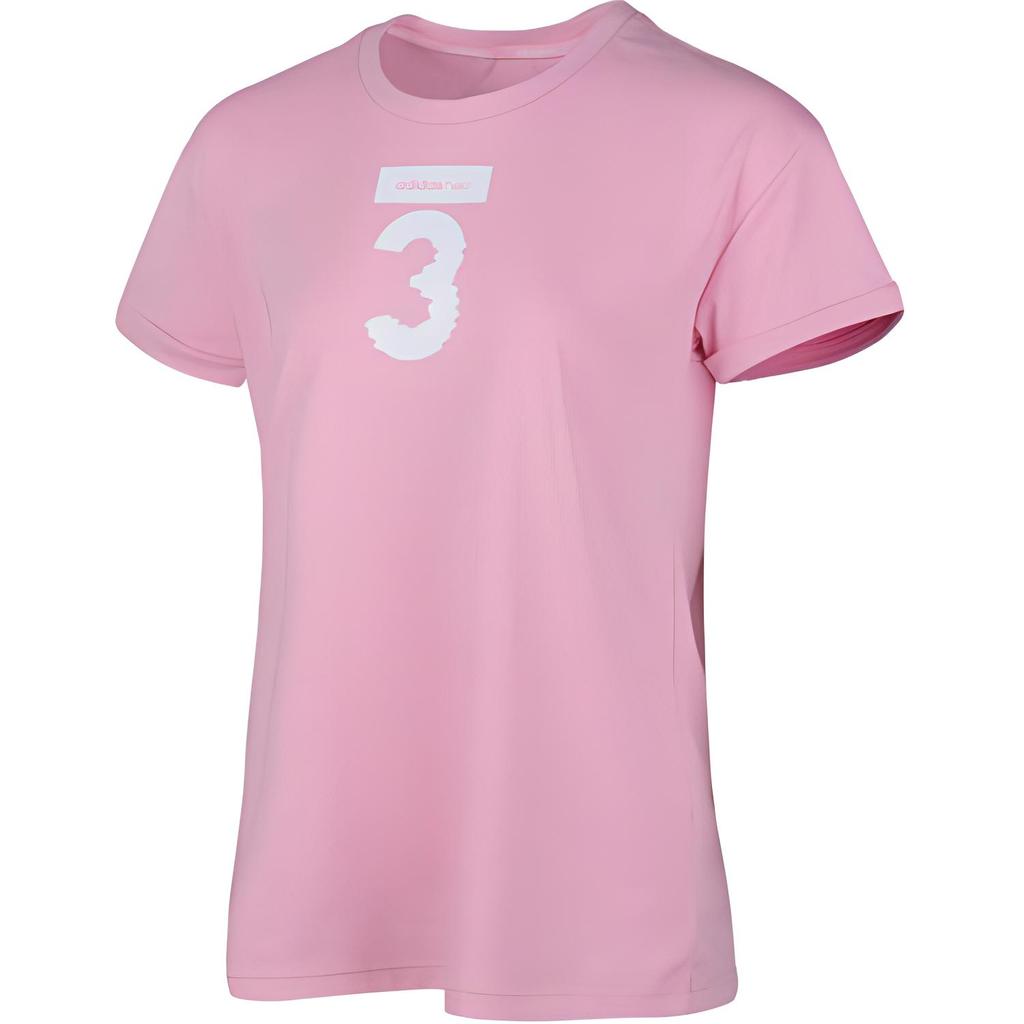 Adidas Neo Casual Straight-Cut T-Shirt Women Tops Pink DW7740