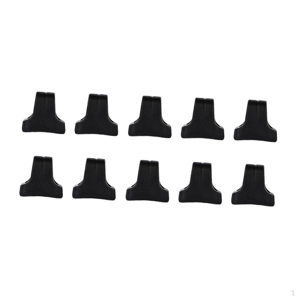 10pcs Climbing Carabiners Locking Rings Rappelling Tools