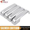 Silver Car Exterior Outer Door Handle Decor Cover Shell Trim For FORD F150 15-20
