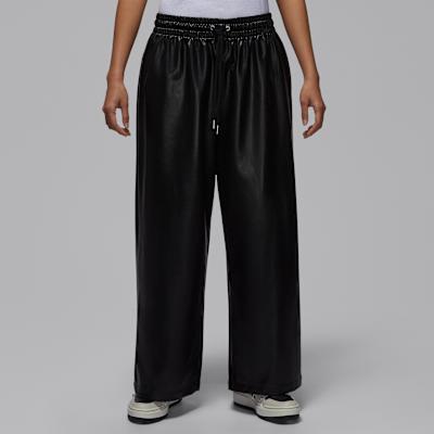 Jordan Leather Pants Women s Black Moderate Other S