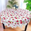 Large Round Dining Table Cloth Waterproof, Oil-Proof And Anti-Scalding Leave-In Coffee Table Tablecloth Household Living Room Hotel Thickened