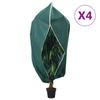 Protective Hoods with Zipper, 4 Pcs, 70 G/M² 2.36X2 M