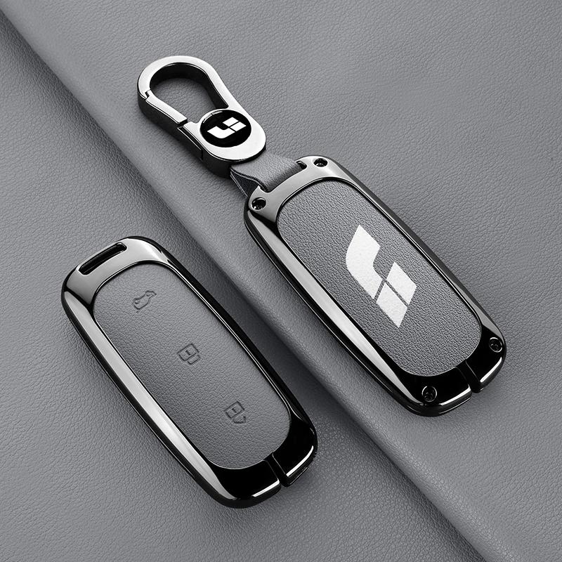 Leading Ideal Lixiang L6 L7 L8 L9 One   Li Auto Key Case Shell Keychian Keychain Zinc Alloy Car Key Case Accessories