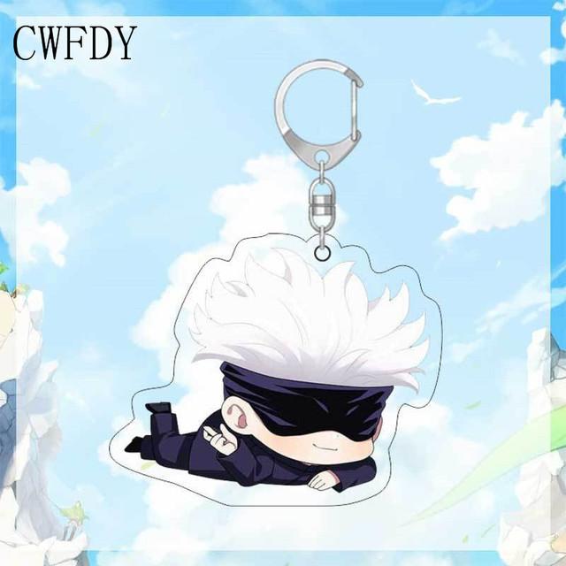 Anime Geto Suguru Ryomen Sukuna Fushiguro Toji Nanami Kento Okkotsu Yuta Inumaki Toge Acrylic Keychains Pendants Figure Toy Gift