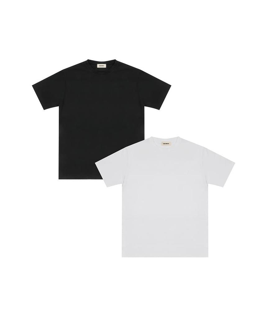 CREEDMENS Basic Muscle Fit Short Sleeve T-Shirt (White)