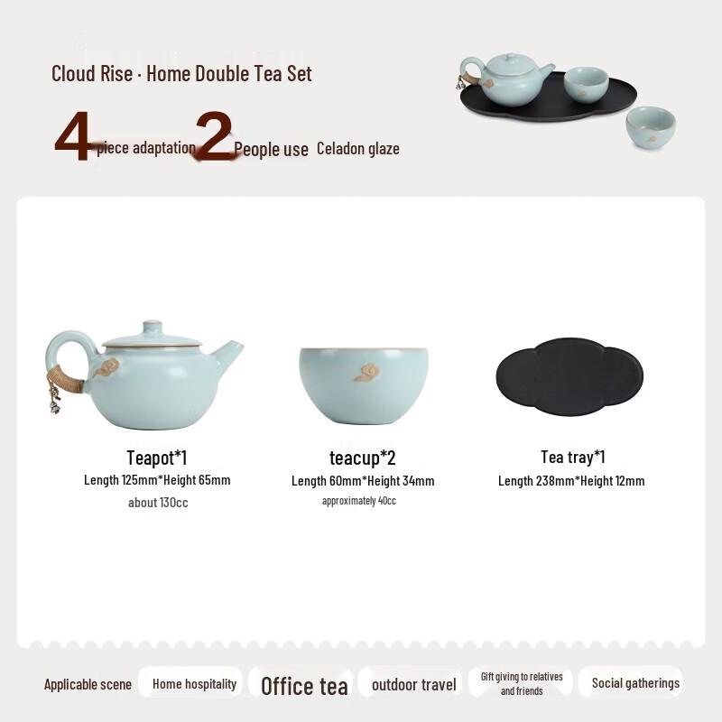 Edenus Ceramic Kung Fu Tea Set