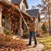 Multi Section Cleaning Pole No-Climb Gutter Tool Ground-Level Cleaner with 45-Degree & 120-Degree Multi-Angle Head High Reach from The Ground