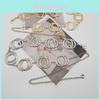 Stilvolles 2024 Koreanische Mode Damen Doppelring Metallkette Taillenkette Accessoire