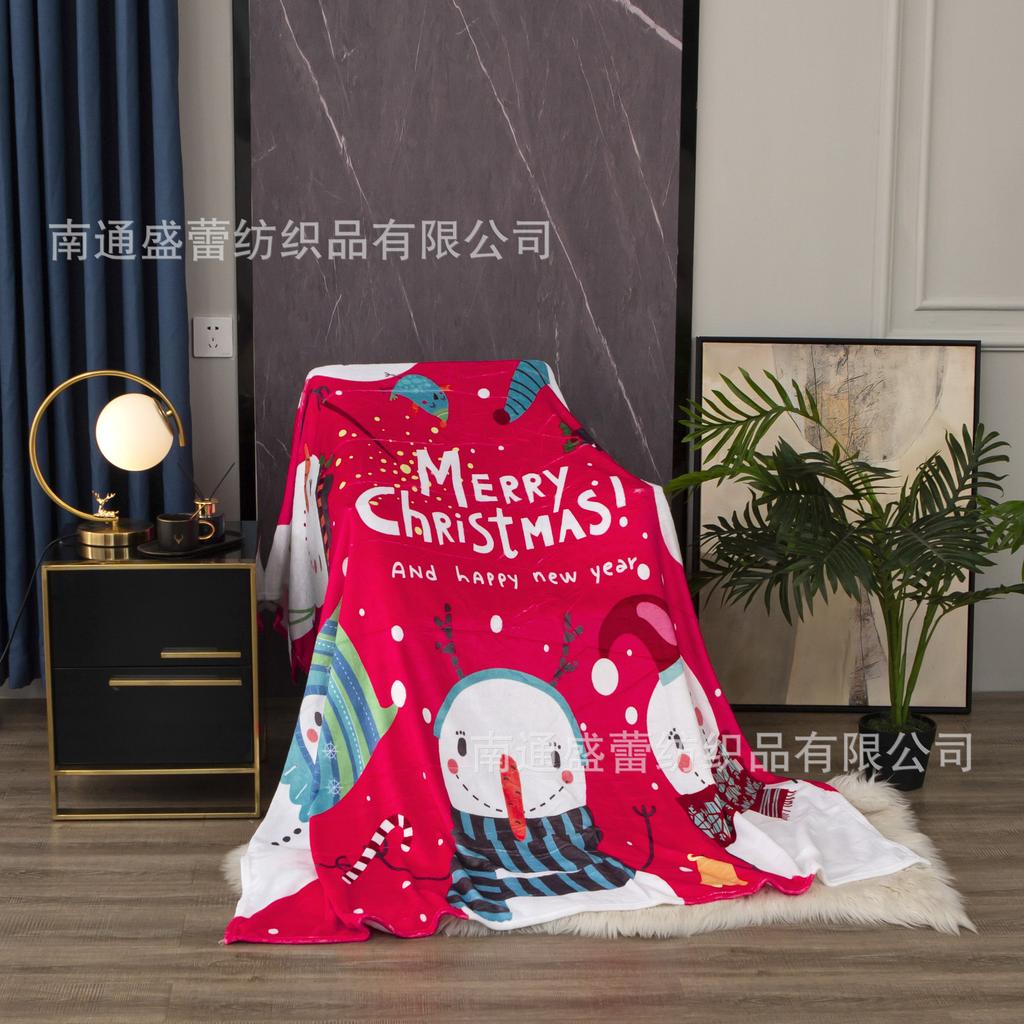3D Digital Printing Flannel Blanket Sofa Blanket Blanket Single Layer Thickening