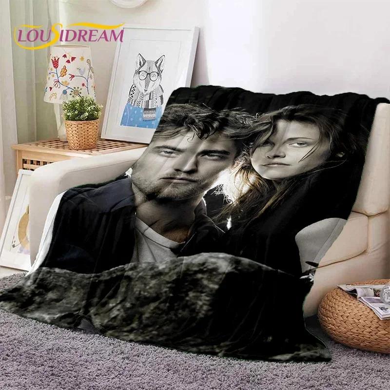 

The Twilight Saga Edward Bella Soft Flannel Blanket for Bed Bedroom Sofa Picnic,Throw Blanket for Cover Outdoor Leisure Nap Gift 75x90cm( 29x35in )