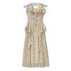 ERADIE Beige 14150028 Frill Dress One Piece Dress F beigeUsed