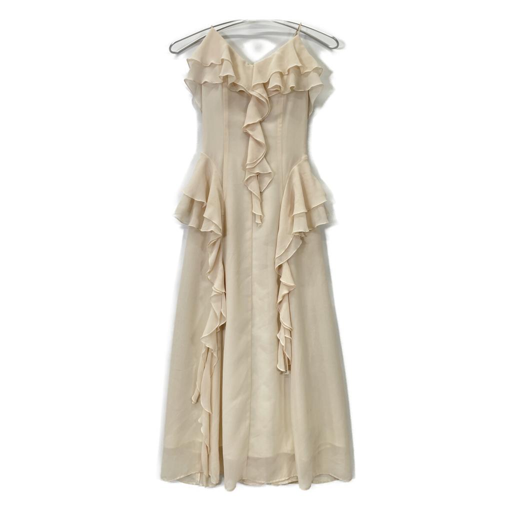 ERADIE Beige 14150028 Frill Dress One Piece Dress F beigeUsed