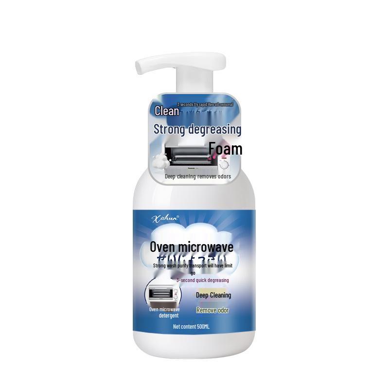 Microwave Oven Foam Degreaser: Strong Oil and Stain Remover for Heavy Kitchen Use