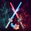 Telescopic Glowing Lightsaber Toy - Mythical Beast Design for Kids