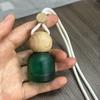 Frosted Glass Pendant Adjustable Car Diffuser Bottle Glass Beech Aromatherapy Bottle Minimalist Hanging Air Freshener For Small