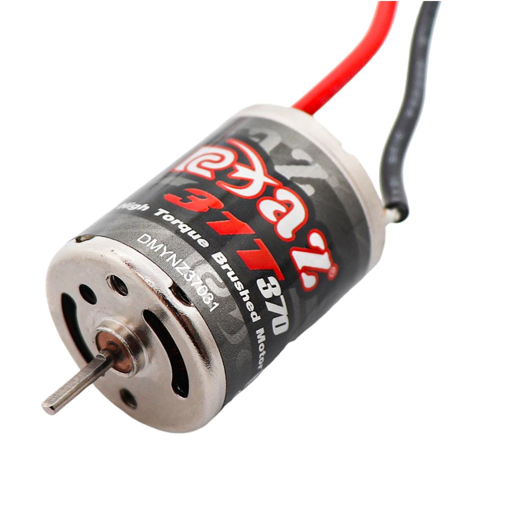 31T 370 Brushed Motor DC Motor Brushed Engine Motor Brushed Crawler Electric Motor for 1:10 1:12 1:14 1:16 1:24 RC Crawler Model