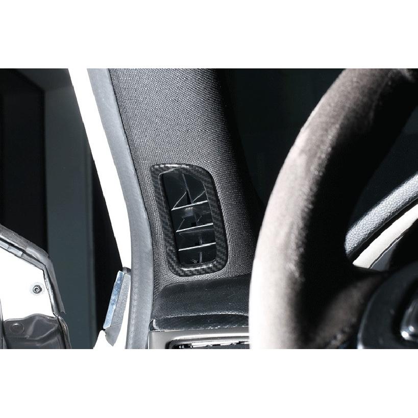Fit For Lincoln MKZ 2014-2020 Carbon Fiber A Post Air Outlet Vent Cover Trim 2PC