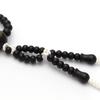 Soka Gakkai Prayer Beads, Paulownia Wood Box, Natural Solid Ebony, Engraved with the Soka Gakkai Mark (Women's), Premium Tassel, SGI