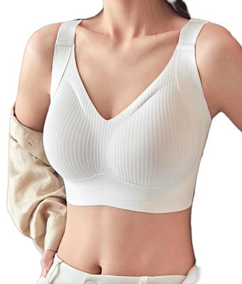 Wireless Strong Large High For Day and Night [YOUMMY] Bra, Non-Wired, Chubby, Breathable, Anti-Shake, Slimming, Hold, Bra, Women's Underwear, Size,