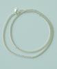 Alleun Silver 925 Curved Chain Necklace Bold Layered