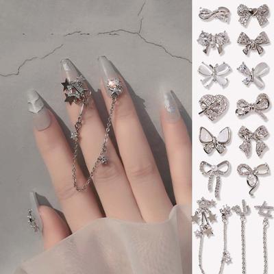 Decoração de unhas – Diamantes falsos e decorações para unhas