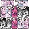 Phone Case for Samsung Galaxy S25 S24 S23 iPhone 16 15 Xiaomi Redmi Note 14 13 12 16E 11 Pro Max OPPO Moto Huawei Anime Girl Sugoi Senpai Waifu Cover