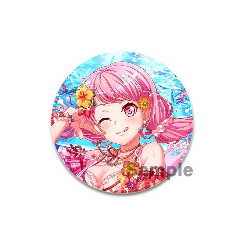 32/44/58mm BanG Dream Aya Maruyama Pin Handmade Brooch for Clothes Cartoon Cosplay Badge Backpack Decoration Jewelry Gift