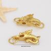 Sand Gold Plated S-Shaped Bracelet & Necklace Connector