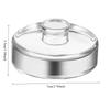 4pcs Glass Pickling Weights, Fermentation Weights for Wide Mouth Mason Jars -Kimchi, Sauerkraut,Vegetable Canning&Pickling Tools