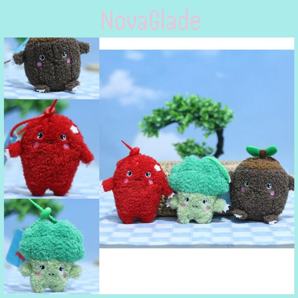 Adorable Cute Broccoli Plush Toy Keychain Soft Doll Bag Charm For Kids And Adults