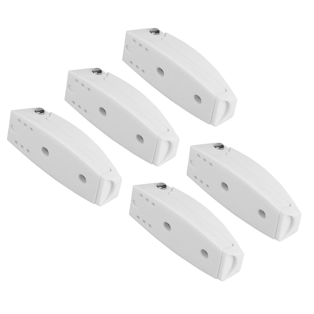 10pcs Door Catch Holder RV Door Hatch Door Hatch Door Catch Latch RV Camper Camper Trail Travel Luggage White