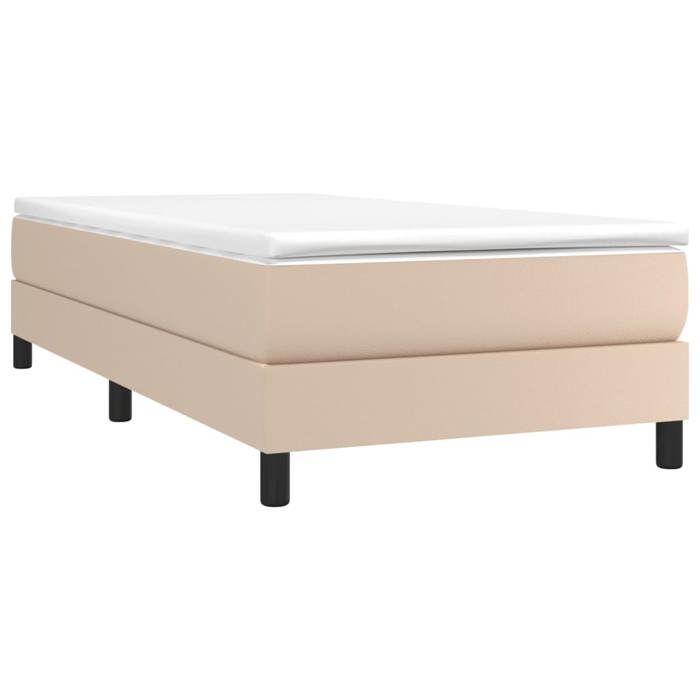 Maison Exclusive - Sommier à lattes de lit avec matelas Cappuccino 90x200 cm