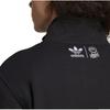 Adidas Originals X Mr.A Collaboration Graffiti Print Half-Zip Sweatshirt Men Sweatshirt Black IA6396