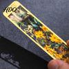 High-end Metal Bookmark Bookmarks with Tassel Hollow Out Oil Painting Theme Book