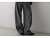 Sister Teng Autumn/Winter High-Waist Wide-Leg Pants - Lazy Style Casual Curved Fit for Women