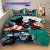 Custom Name Transformative Force Bedding 3 Piece Set HD Print Duvet Cover Pillowcases for Teens Adult Bedroom Decoration