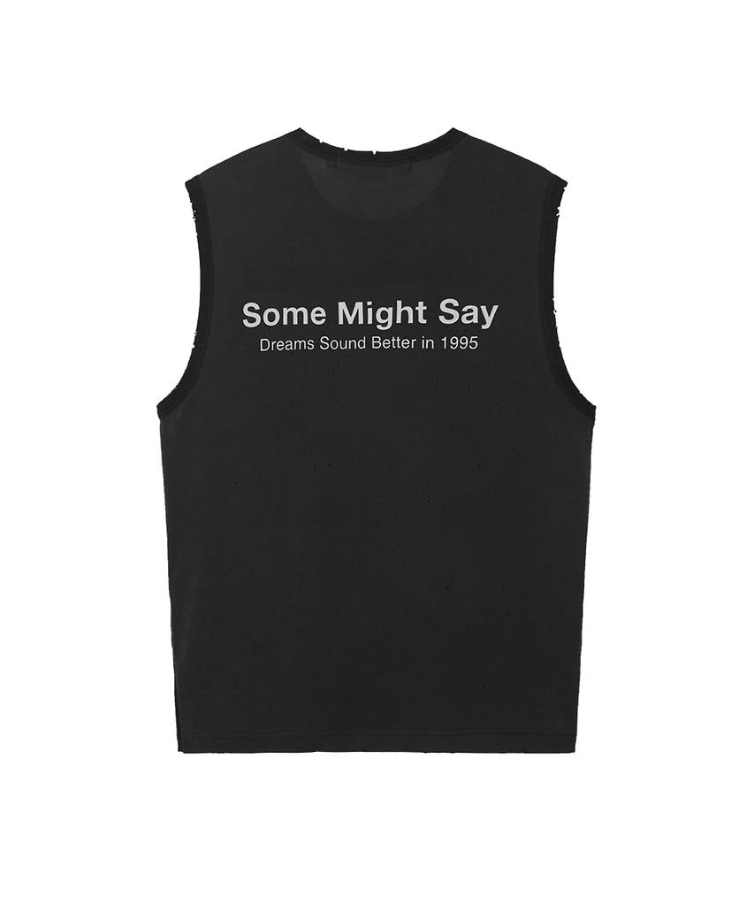 ADSB ANDERSSON BELL Brit Damaged Sleeveless Atb1544M(Charcoal)