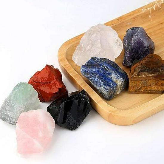 Large Natural Raw Pink Crystal and Amethyst Aromatherapy Home Decor Stones