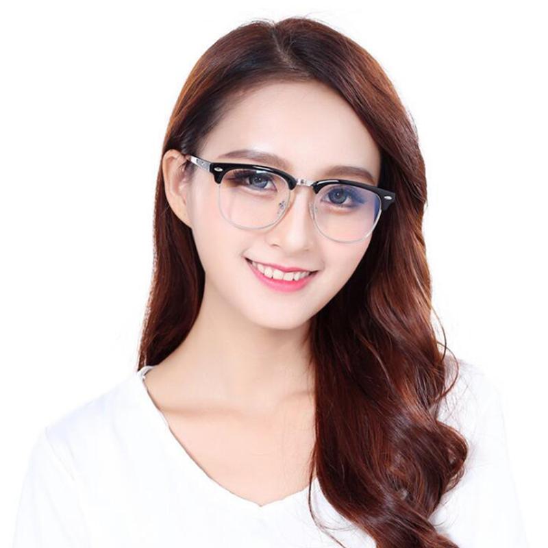 Metal Half Frame Reading Glasses Presbyopic Male Female Far Sight Glasses With Strength +0.5 +0.75 +1.0 +1.25 To +4.0
