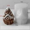 Christmas Candle Mold High-Temperature Resistance Pinecone Silicone Mold Handmade Candle Mold Elastic For Plaster Decorations