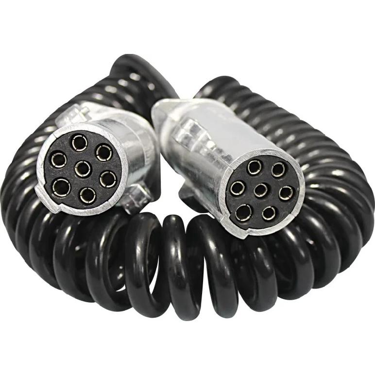 24V Male Female 7 Pin Waterproof Power Connector Truck Trailer Accessories Heavy Duty Plug