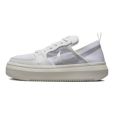 Zapatillas Court Vision Alta Blanco Plata Metálico para Mujer Vela CW6536-102