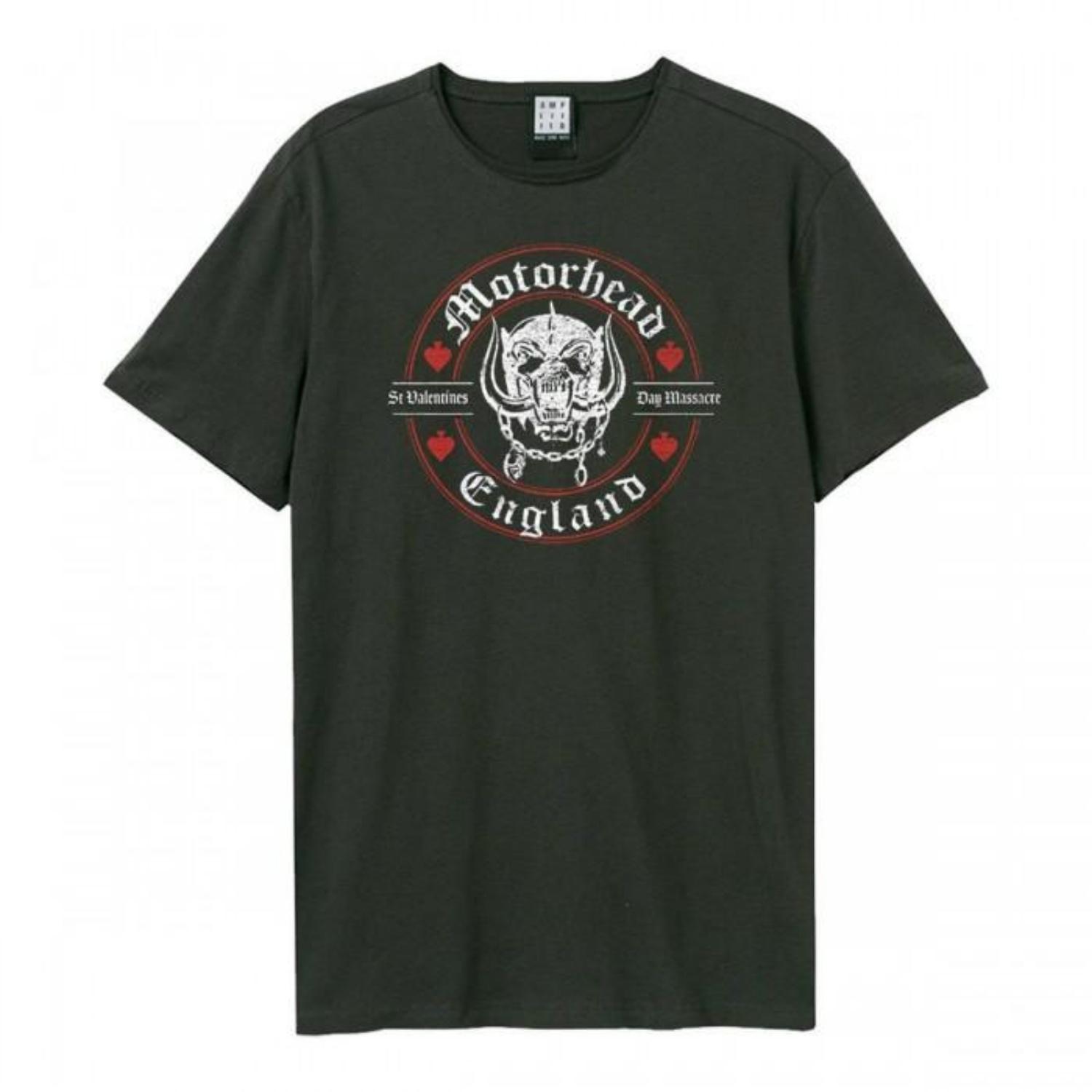 Amplified Unisex Adult St Valentines Day Massacre Motorhead T-Shirt S чёрный