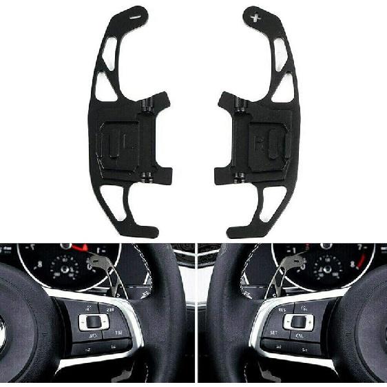 Paddles Shifters,Polish Aluminum Shifter Extension For Car Steering Wheel Compatible With VW Volkswagen Golf MK7 GTI R R-Line Scirocco 2014- (Red) чёрный