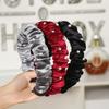 Women's Velvet Hairband Headband Pearl Hair Hoop Bands Accessories