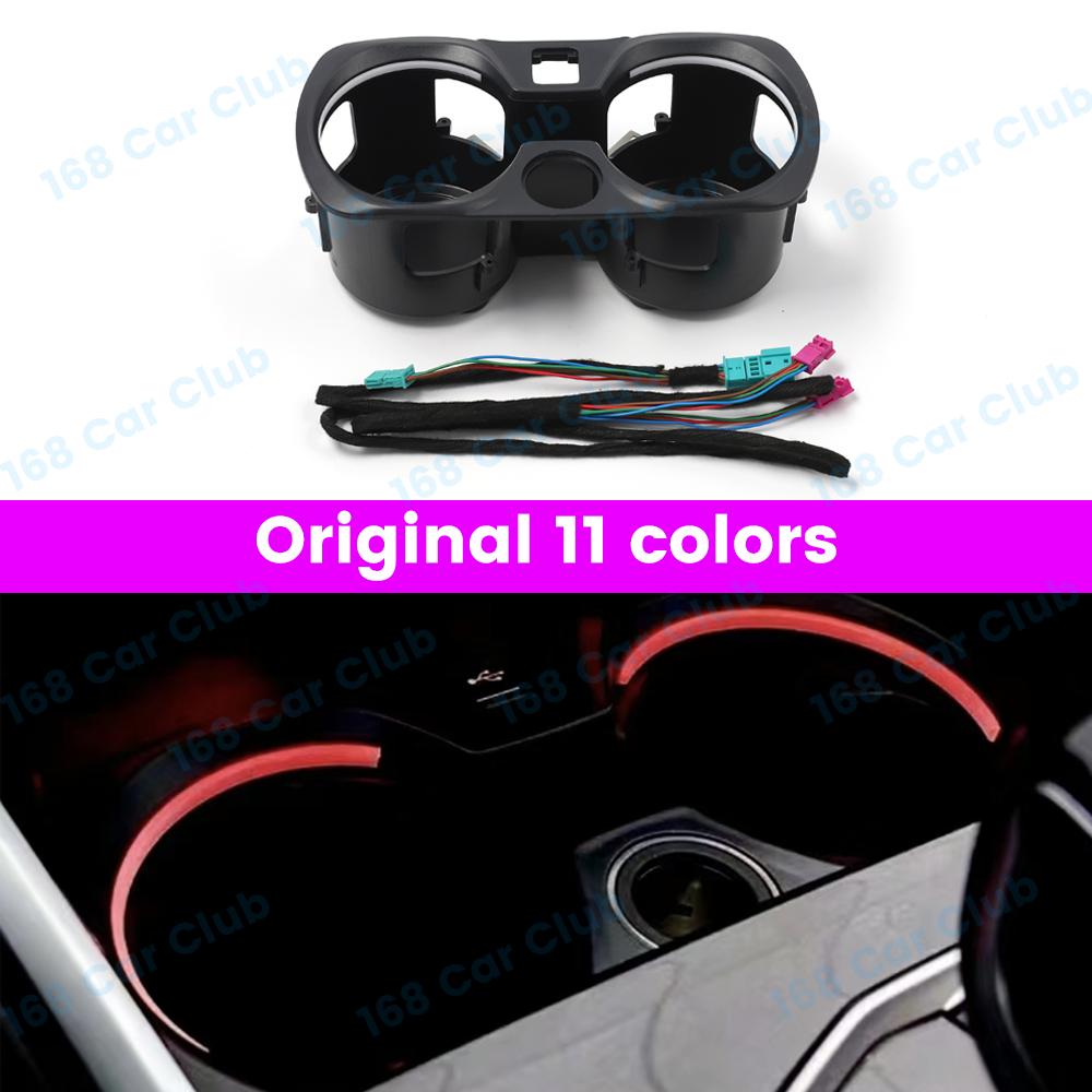 11 Colors Decorative Ambient Light Accessory For BMW G20 G22 G80 G82 G42 M2 M3 M4 I3 I4 New 2/3/4 Series Car LED Cup Holder Lamp Original 11 colors