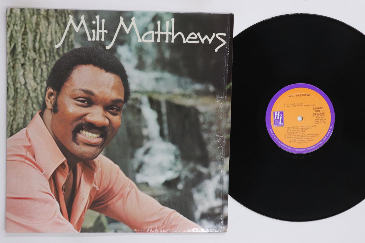 

LP Record MILT MATTHEWS Milt Matthews HL69028 HLLYWOOD 1978 US SoulFunk Used